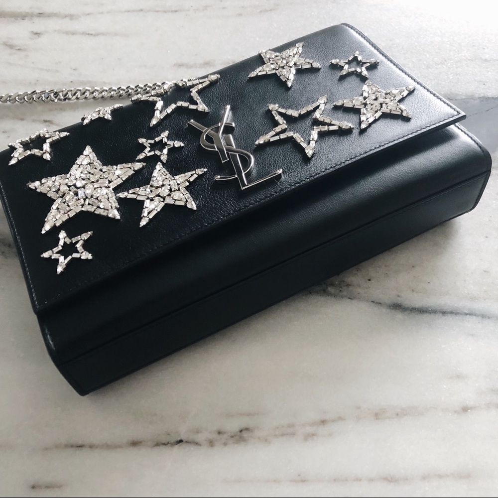 SAINT LAURENT Star Medium Monogram Kate Bag - Picture 3 of 8